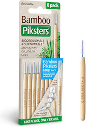 Piksters Bamboo Μεσοδόντια Βουρτσάκια Large 8τμχ Piksters Bamboo Μεσοδόντια Βουρτσάκια Large 8τμχ