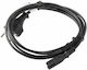 Lanberg Euro - IEC C7 Cable 3m Μαύρο