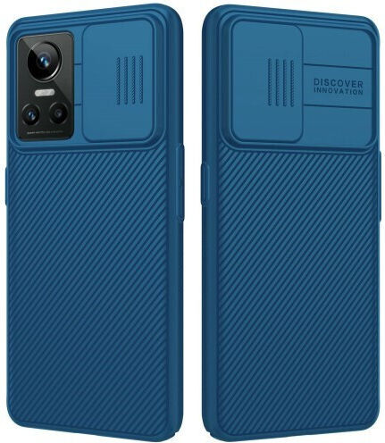 Nillkin Camshield Umschlag Rückseite Kunststoff Blau (Realme GT Neo 3)