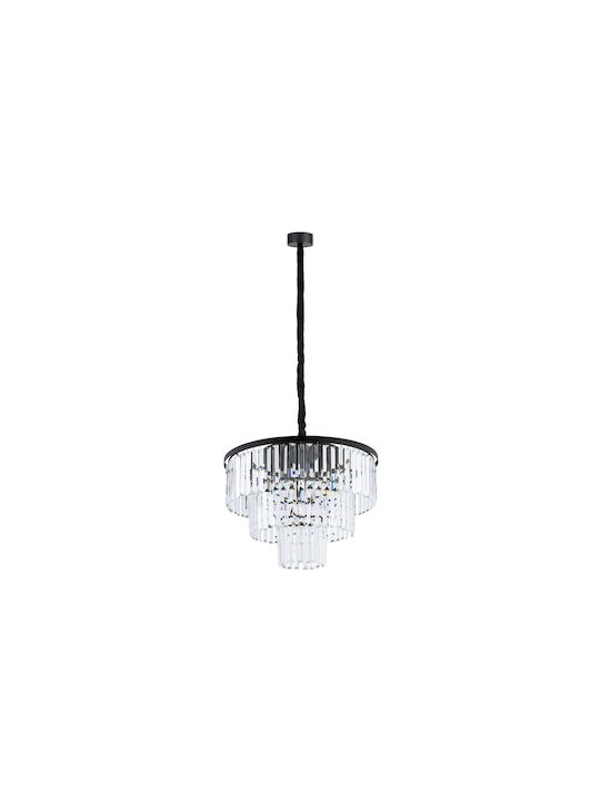 Nowodvorski Candelabru Ø56cm Cu Cristale Negru Nowodvorski Candelabru Ø56cm Cu Cristale Negru