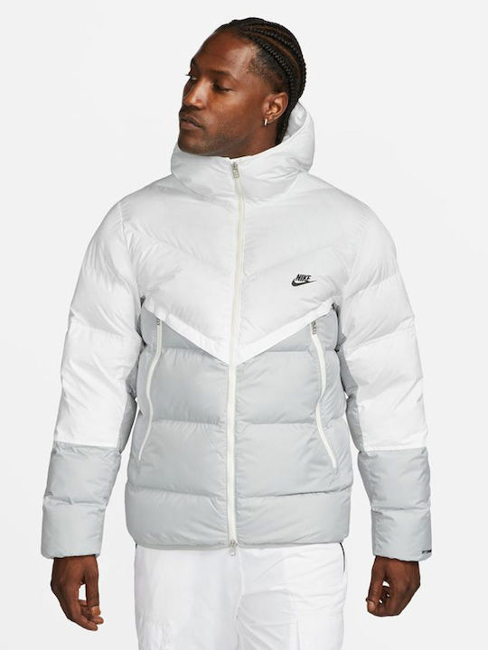 Nike Sportswear Storm-Fit Primaloft Ανδρικό Χειμωνιάτικο Μπουφάν Puffer Αδιάβροχο και Αντιανεμικό Λευκό