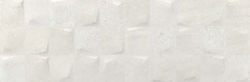 Fliese Würfel Sandstein Weiß 33.3x100 cm Keratile