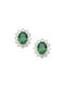 Mertzios.gr Earrings made of Platinum with Stones