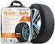 Cartech Quick & Safe H Anti-slip Snow Socks Large Passenger Car 2pcs