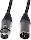 Citronic XLR Cable Male to Female Black 6m