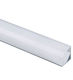 Finetto Încastrat Profil din Aluminiu pentru Bandă LED Colțar cu Opal Acoperire 300cm.