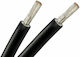 General Cavi H1Z2Z2-K Power Cord With 1x4mm² Cable Properties In Black Colour 1m Flexible