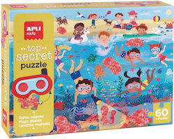 Kids Puzzle Top Secret - Beach for 4+ years old+ Years 60pcs Apli Kids