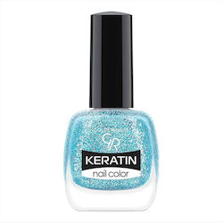 Golden Rose Keratin Glitter Βερνίκι Νυχιών Γαλά...