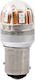 M-Tech Λάμπα Αυτοκινήτου P21/5W-BAY15D-1157 Canbus LED Κόκκινο 12-24V 1τμχ