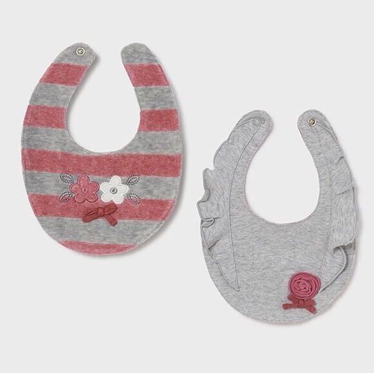 Mayoral Bib Fabric with Button Multicolored 2pcs