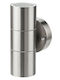 Vivalux Grenada Wall-Mounted Outdoor Spot Light GU10 IP44 Double Beam 8.7x16x85εκ.