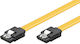 Powertech 7-Pin SATA III to 7-Pin SATA III Cable 0.7m Yellow (CAB-W045)