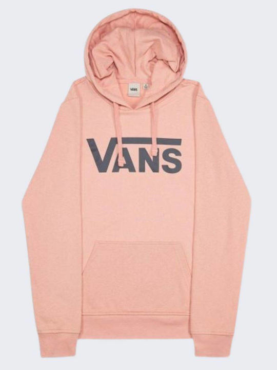 Vans Γυναικείο Φούτερ με Κουκούλα Pink/Grey