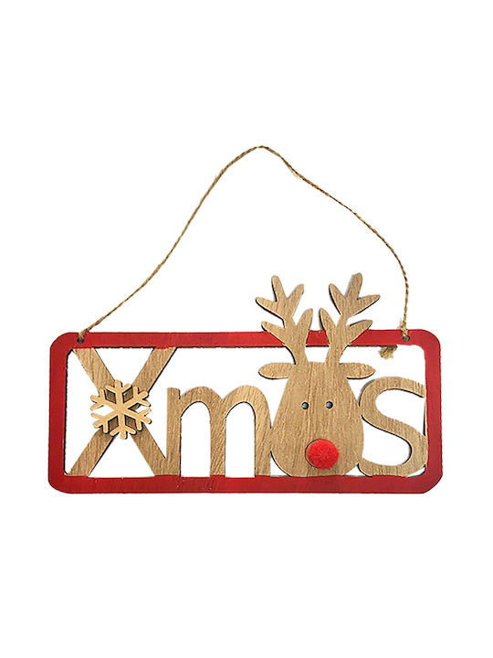 XMASfest Weihnachtliche Holz Figur Unterschrift Höhe 18cm