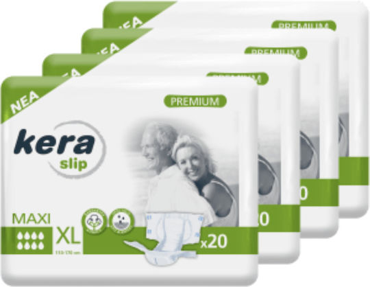 Kera Premium Slip Maxi Πάνες Ακράτειας XLarge 4x20τμχ