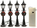 BigBuy Christmas Battery Lantern 12x2.5cm