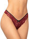 Milena by Paris Women's Brazil with Lace Burgundy