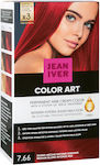 Jean Iver Color Art Set Vopsea de Păr 7.66 Roșu mediu blond strălucitor