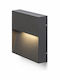 Rendl Light Studio AQILA SQ Wall-Mounted Outdoor Ceiling Light LED IP54 6W with Warm White Light 15x15x3.4εκ.