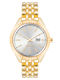 Nine West Women's Watch 36mm Battery with Gold Stainless Steel Bracelet