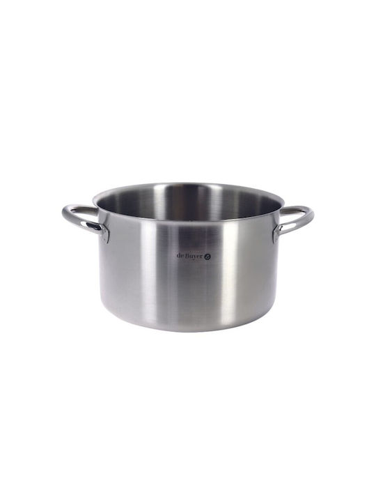 De Buyer Prim Appety Tiefer Edelstahl-Topf 16.1Es / 32cm