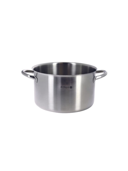 De Buyer Prim Appety Tiefer Edelstahl-Topf 11.1Es / 28cm