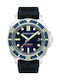 Spinnaker Hull Diver Watch Automatic with Black Leather Strap