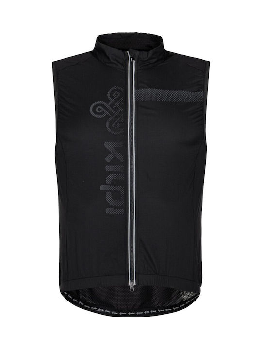 Kilpi Flow-M Cycling Windbreaker Jacket Sleeveless Black