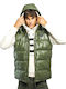 Zedman Ärmellos Jacke Puffer Khaki