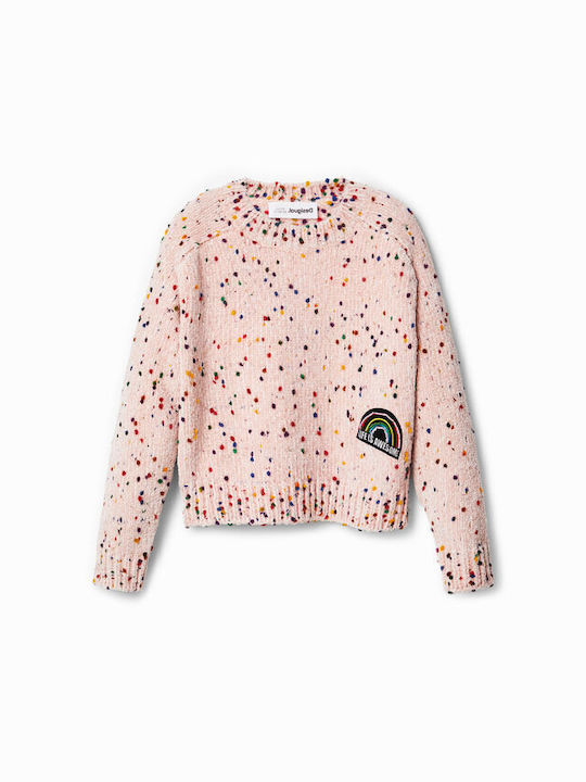 Desigual Kids Sweater Long Sleeve Pink