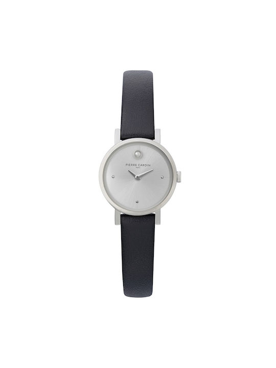 Pierre Cardin Watch with Black Leather Strap