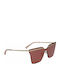 Longchamp Feminini Ochelari de soare cu Auriu Cadru și Roz Lentilă LO122S 750