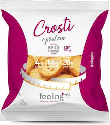 FeelingOk Croutons Wheat Protein Crispy with Parmesan 50gr 1pcs