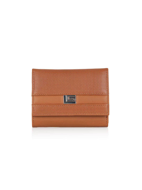 Guy Laroche Small Leather Women's Wallet Tabac Brown