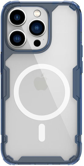 Nillkin Nature Pro Magnetic Back Cover Σιλικόνης Διάφανο/Μπλε (iPhone 14 Pro)