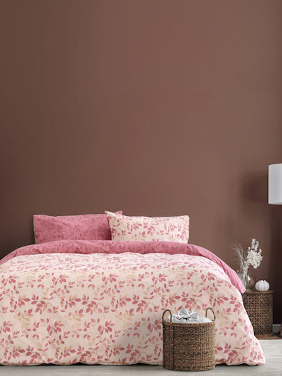 Kocoon Fall Σετ Σεντόνια Υπέρδιπλα 240x270εκ. Pink (4τμχ)