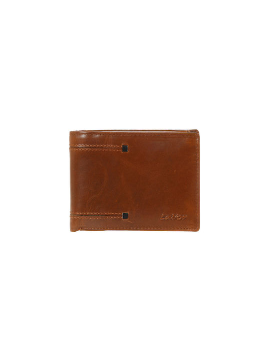 Lavor Men's Leather Wallet with RFID Cognac