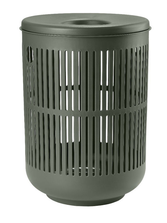 Zone Denmark Ume -zd Plastic Laundry Basket with Lid Green