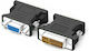 Powertech Конвертор VGA женски към DVI-I мъжки Черен 1бр CAB-G035