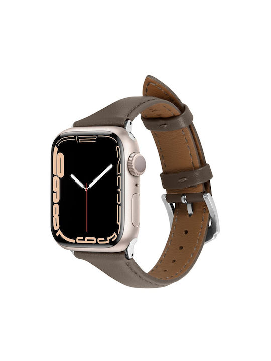 Spigen Cyrill Kajuk Strap Leather Khaki (Apple Watch 38/40/41mm) AMP05441