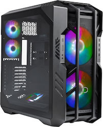 CoolerMaster HAF 700 The Berserker Gaming Full Tower Computer Case with Window Panel and RGB Lighting Titanium Grey