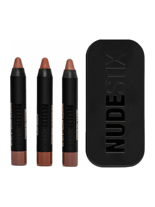Nudestix Set Mini De Machiaj Nude Anii 90 Pentru Față Și Buze Boho Greystone Fringe 3 Bucăți Nudestix Set Mini De Machiaj Nude Anii 90 Pentru Față Și Buze Boho Greystone Fringe 3 Bucăți