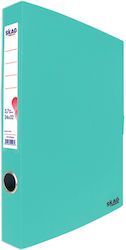 Skag Plastic File Box with Buttons 32x3.7x36.5cm A4 Turquoise