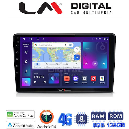 LM Digital Ηχοσύστημα Αυτοκινήτου για Opel Tigra / Agila / Antara / Astra / Corsa / Meriva / Signum / Vivaro / Zafira / Combo Suzuki Ignis 2002>2010 (Bluetooth/USB/WiFi/GPS/Apple-Carplay/Android-Auto) με Οθόνη Αφής 9"