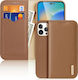 Dux Ducis Hivo Wallet Δερμάτινο Καφέ (iPhone 14...