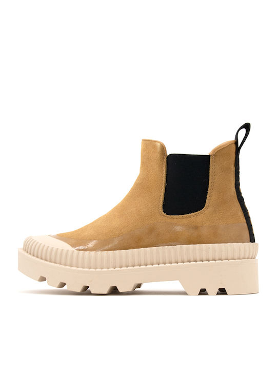 Pepe Jeans Wildleder Damen Chelsea Stiefeletten...