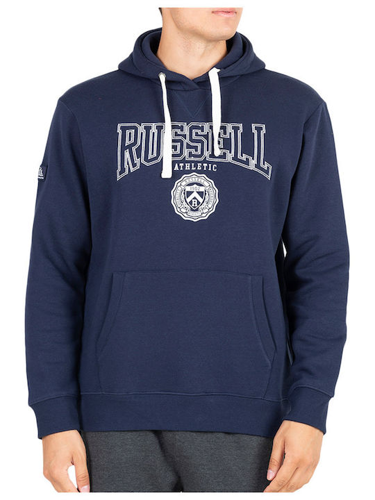 Russell Athletic Φούτερ με Κουκούλα Navy Μπλε