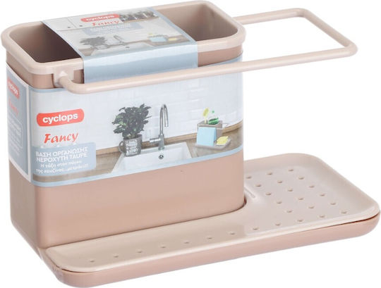 Cyclops Bază De Organizare Pentru Chiuveta De Bucătărie Din Plastic Roz 12x12x11.5cm