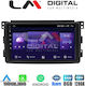 LM Digital Auto-Audiosystem für Smart FürZwei / FürVier 2007-2010 (Bluetooth/USB/AUX/WiFi/GPS/Apple-Carplay/Android-Auto) mit Touchscreen 9"